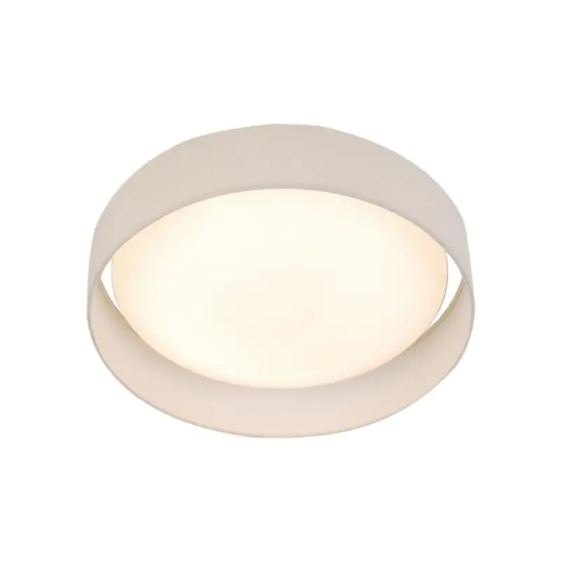 Premium 9371-50WH Gianna LED Flush Lampa sufitowa - Acrylic, & Fabric Shade Searchlight