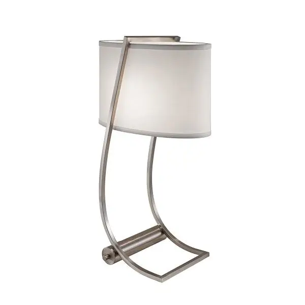 FE-LEX-TL-BS Lampa stołowa Lex 1 – stal szczotkowana Elstead - Mega RABATY w koszyku % Zamów dziś