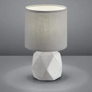 R50831087 LAMPA STOŁOWA PIKE SZARA- Mega RABATY W KOSZYKU % Szybka dostawa