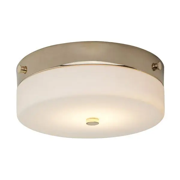 Oferta limitowana TAMAR-F-M-PG Tamar 1 Light Medium Flush Light – Polerowane złoto Elstead - Mega RABATY w koszyku %
