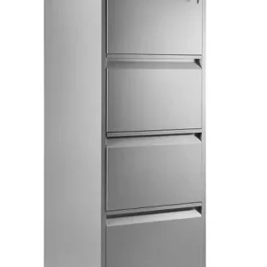 Premium Kontener XD-001-4D-S - Szary- Cztery szuflady
